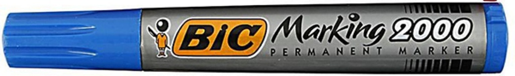 Marcador permanente marking 2000 azul Bic
