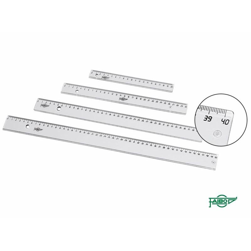 Regla 15cm pvc