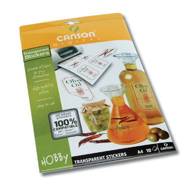 Car. Transparentearents stickers A4 10h