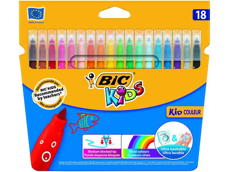 Rotuladores Bic Kids 18u