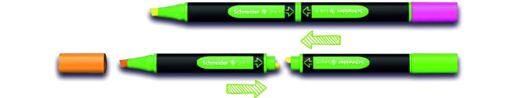 Rotulador fluorescente rosa linkit highlighter