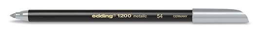 Rotulador edding 1200 plata 54