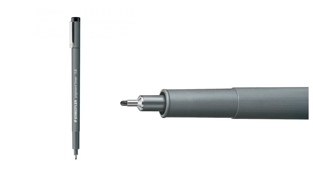 Staedtler pigment liner 1.0