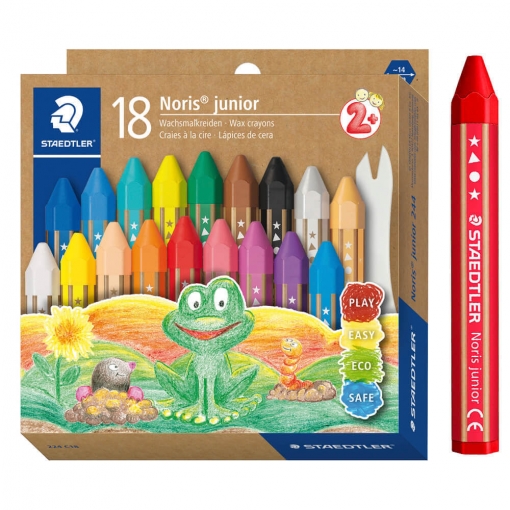 Cera Staedtler noris junior 18 colores