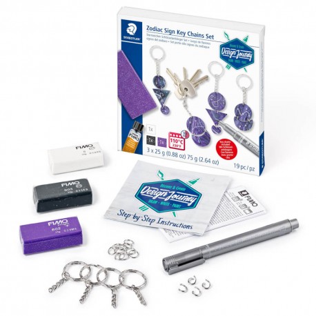 Set de llaveros signo del zodiaco Staedtler