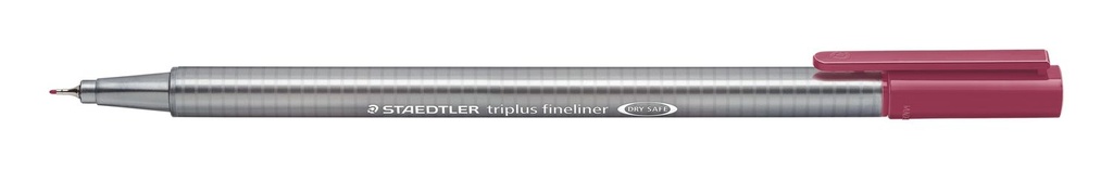 Rotulador triplus fineliner 334 rojo toscana