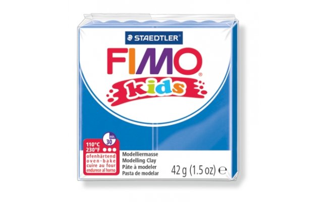 Pasta modelar fimo Kids azul 42grs. Staedtler