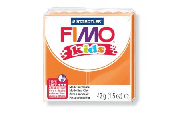 Pasta modelar fimo Kids naranja 42grs. Staedtler