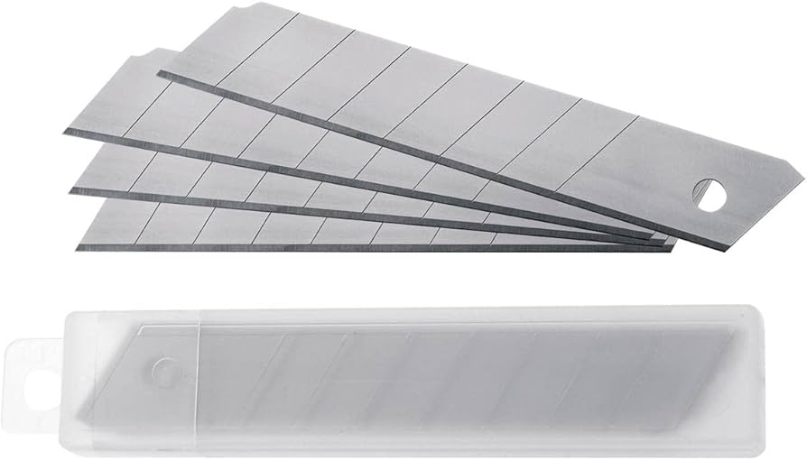 BLISTER 10 CUCHILLAS CUTER 18mm