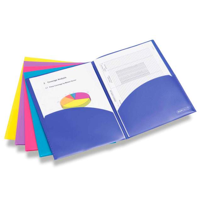 Carpeta A4 twin colores surtidos