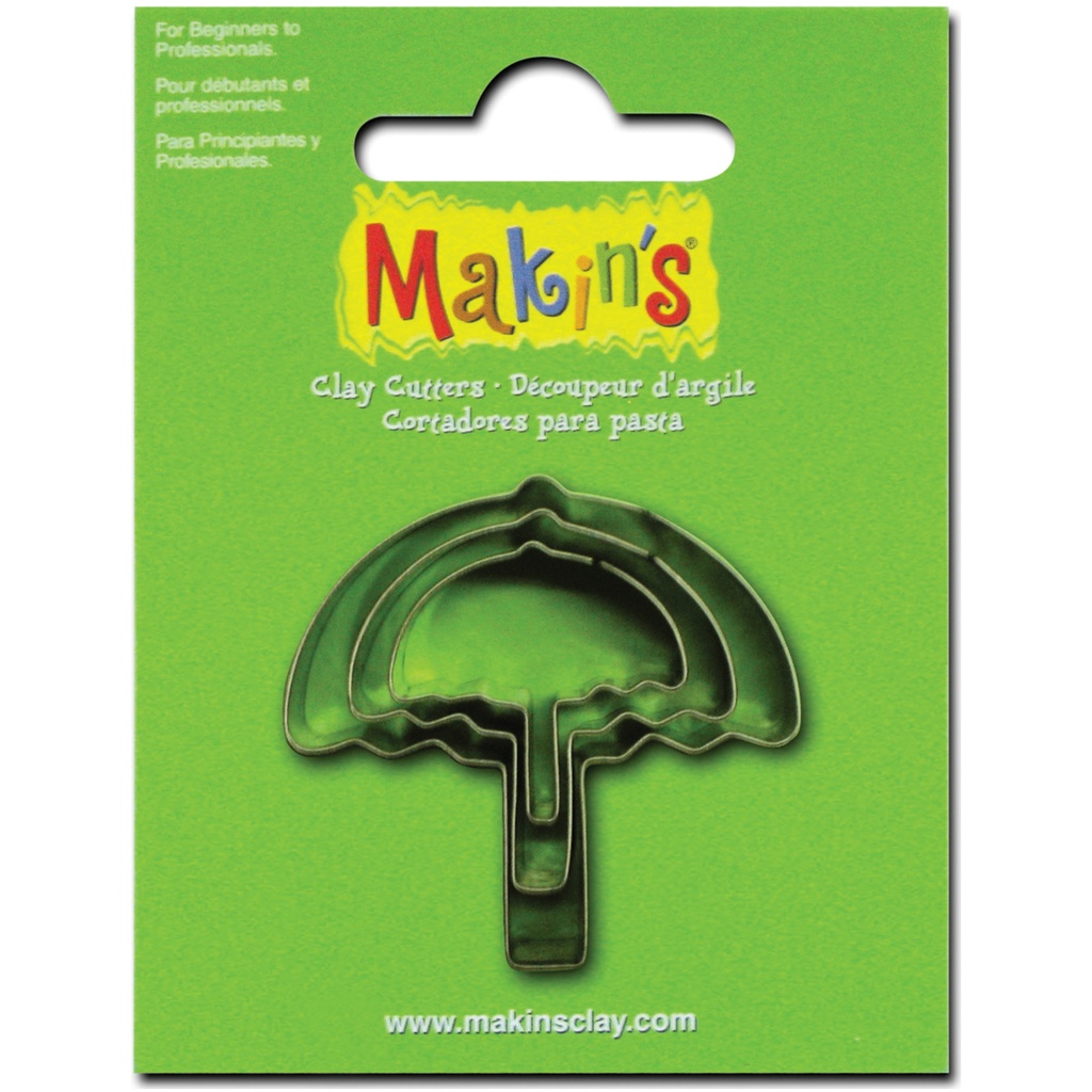 cortadores sombrillas makins paq. 3und