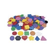 Botones plástico bolsa 232 piezas ref. Ql-055(a)-3