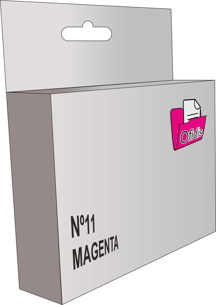 Cartucho tinta compatible hp nº11 magenta