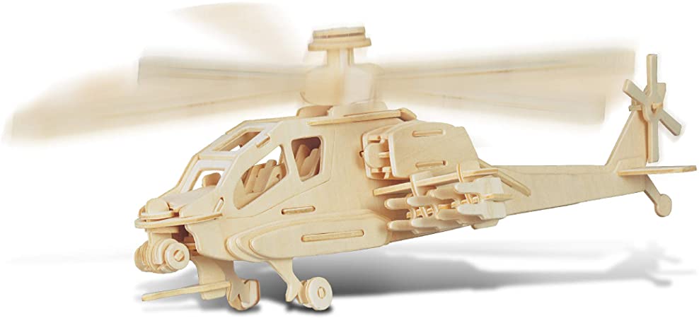 Maqueta madera helicóptero