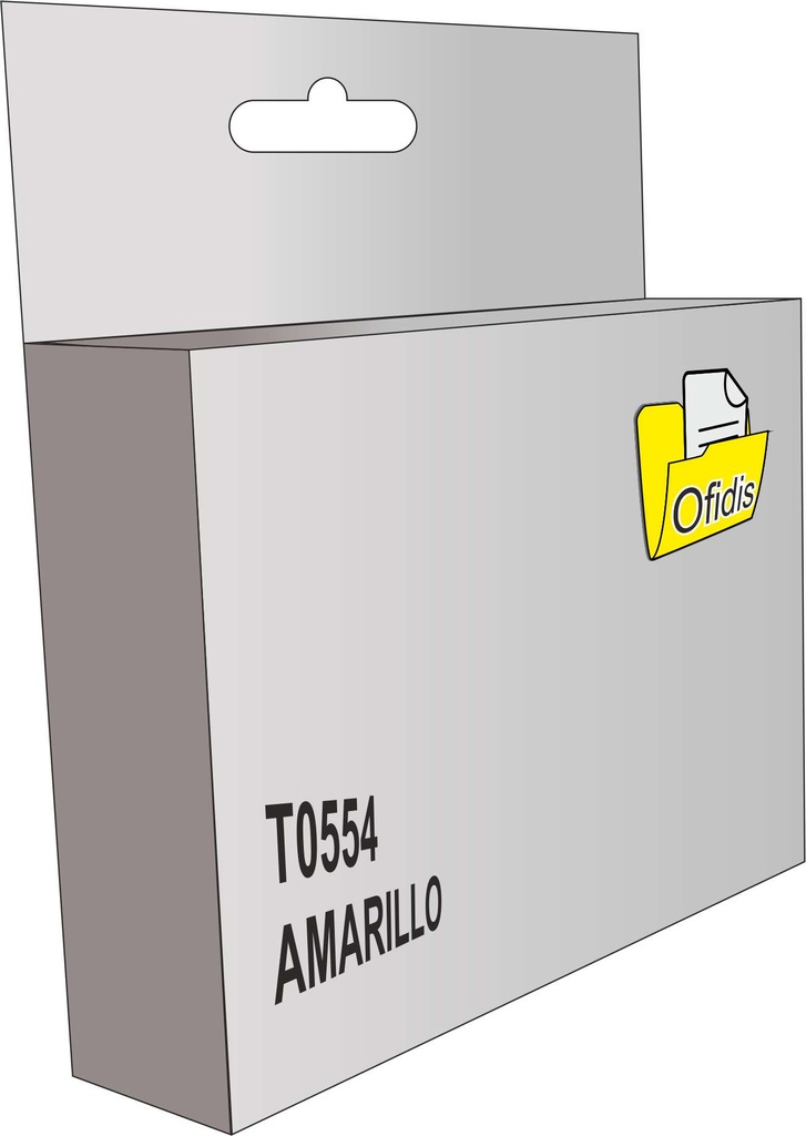 Cartucho tinta compatible Epson t0554 amarillo