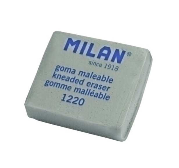 Goma de borrar Milan 1220 "maleable" caja 20und.