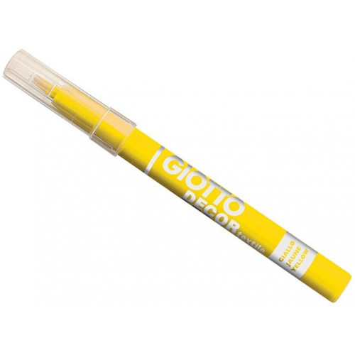 Rotulador amarillo Giotto decor textile