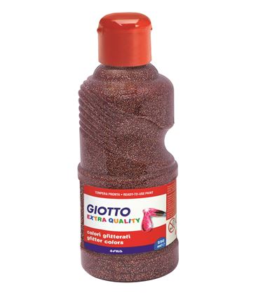 Giotto tempera glitter bronce 250ml.