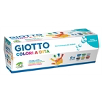 Giotto pintura de dedos 100ml 6 botes