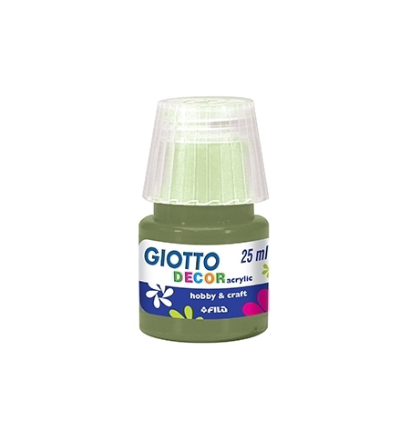 Pintura acrílica Giotto decor 25ml verde olivo