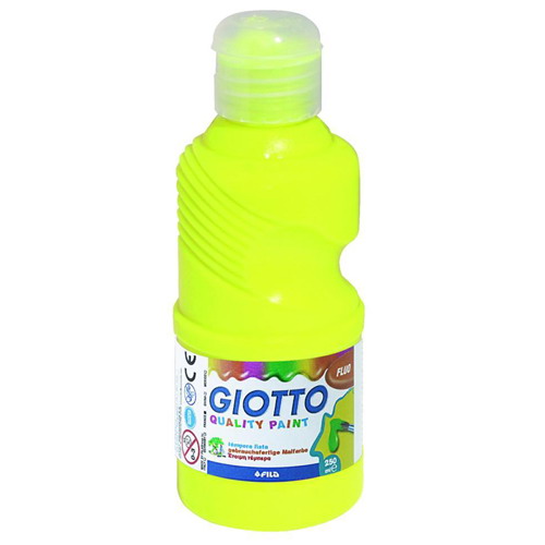 Giotto tempera fluo amarillo 250ml