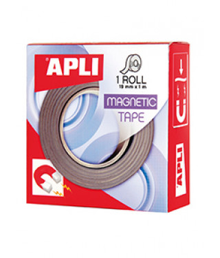Cinta adhesiva magnética 19mm x 1m