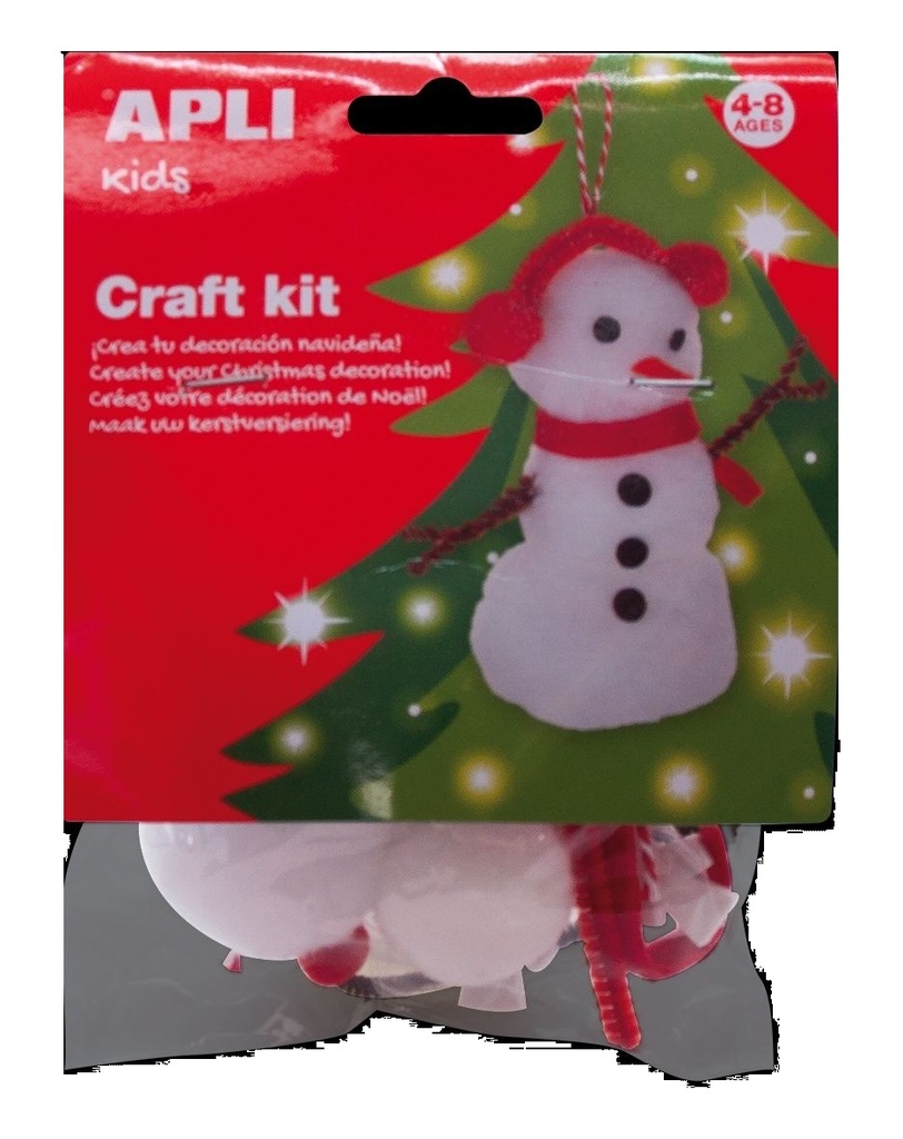 Craft kit muñeco nieve