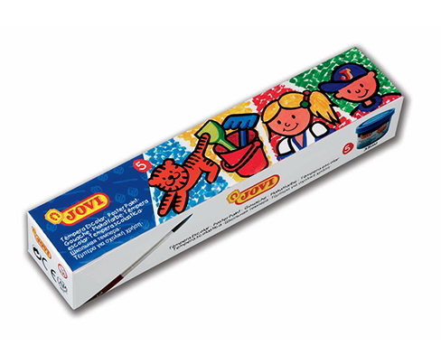 Tempera jovi 35ml. Caja 5 und. + pincel
