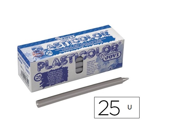 Ceras plásticas jovi gris Caja 25und.