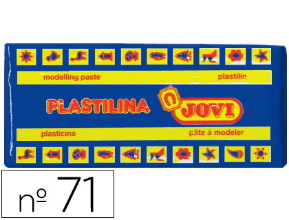 Plastilina azul oscuro 150grs. Jovi