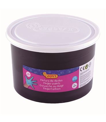 Pintura dedos negro jovi