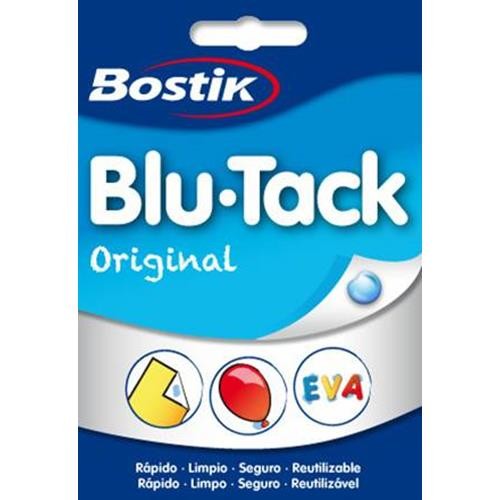 Masilla adhesiva marca bostik blu tack