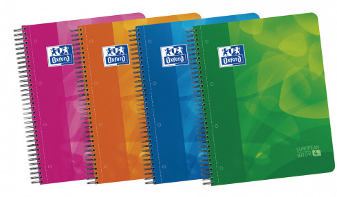 Cuaderno espiral tp Oxford A4+120h 90g 5x5 + separadores