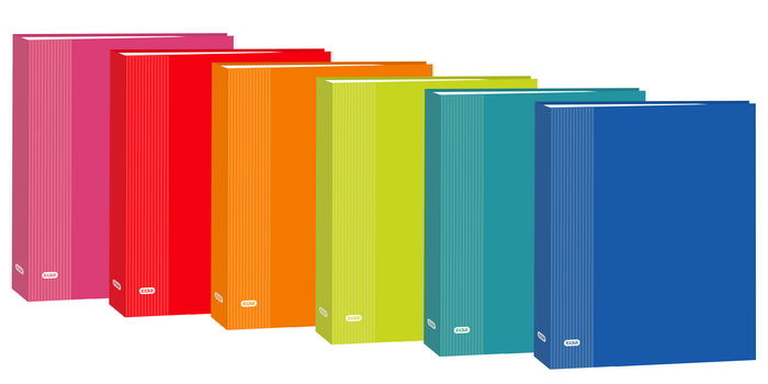 Carpeta 2 anillas 40mm. Folio elba colores surtid