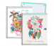 Cuaderno diseño paradise azul A4+80h 5x5