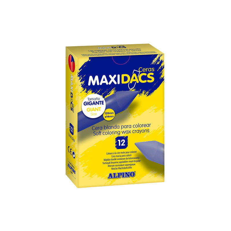 Maxidacs ceras alpino plata 12 unds