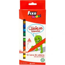 Ceras blandas Fixo Kids! Caja 12 und.
