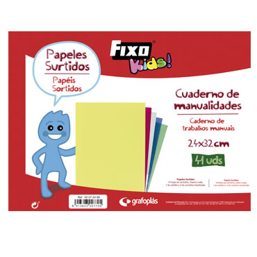 Cuaderno multiple surtido 24x32cm Fixo