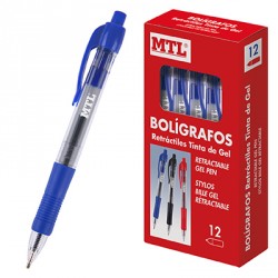 Bolígrafo gel azul Dohe ref.79425