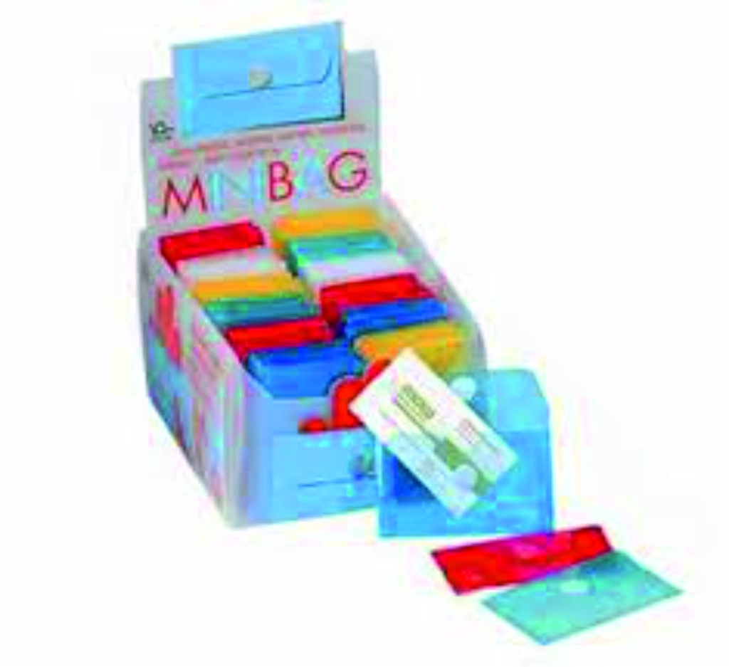 SOBRES PP MINIBAG 60x80 C/VELCRO COLORES