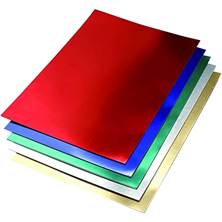 Kit 5 cartulinas metalizadas colores A4+