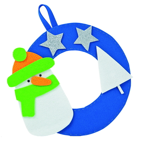 Corona gorro muñeco nieve