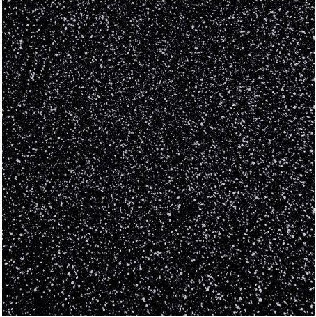 Hoja goma eva purpurina negra 40x60