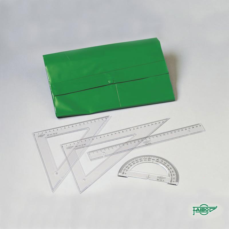 Bolsa estuche reglas broche FAIBO