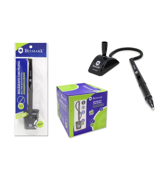 Bolígrafo con peana bismark