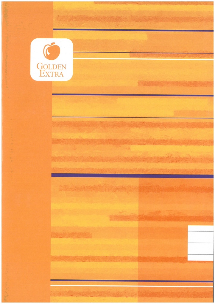 Libreta grapada A5 90g 48h 1 línea golden extra