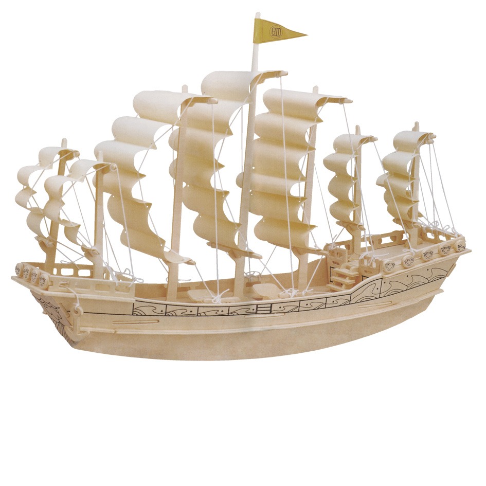 Maqueta madera barco velero