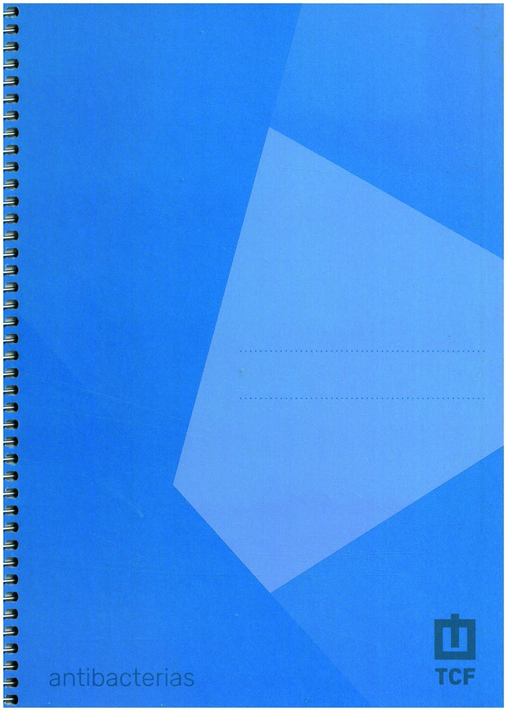 Cuaderno Espiral A5 4x4 tapa dura 80h. 90g. Anticovid varios colores