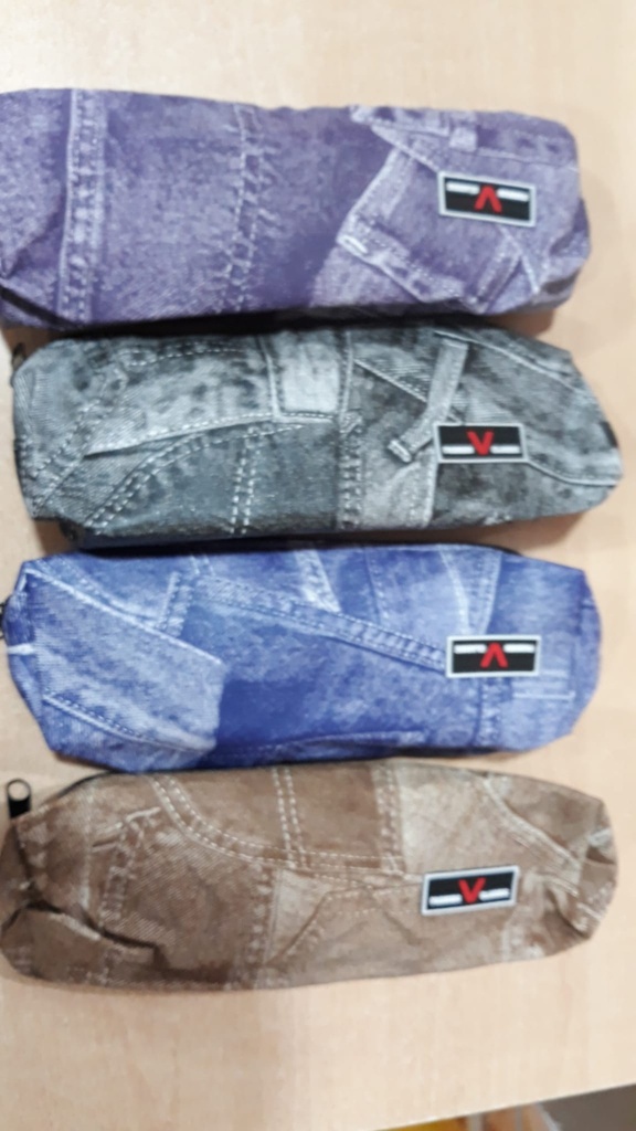 Porta todo 1 cremallera colores vaquero