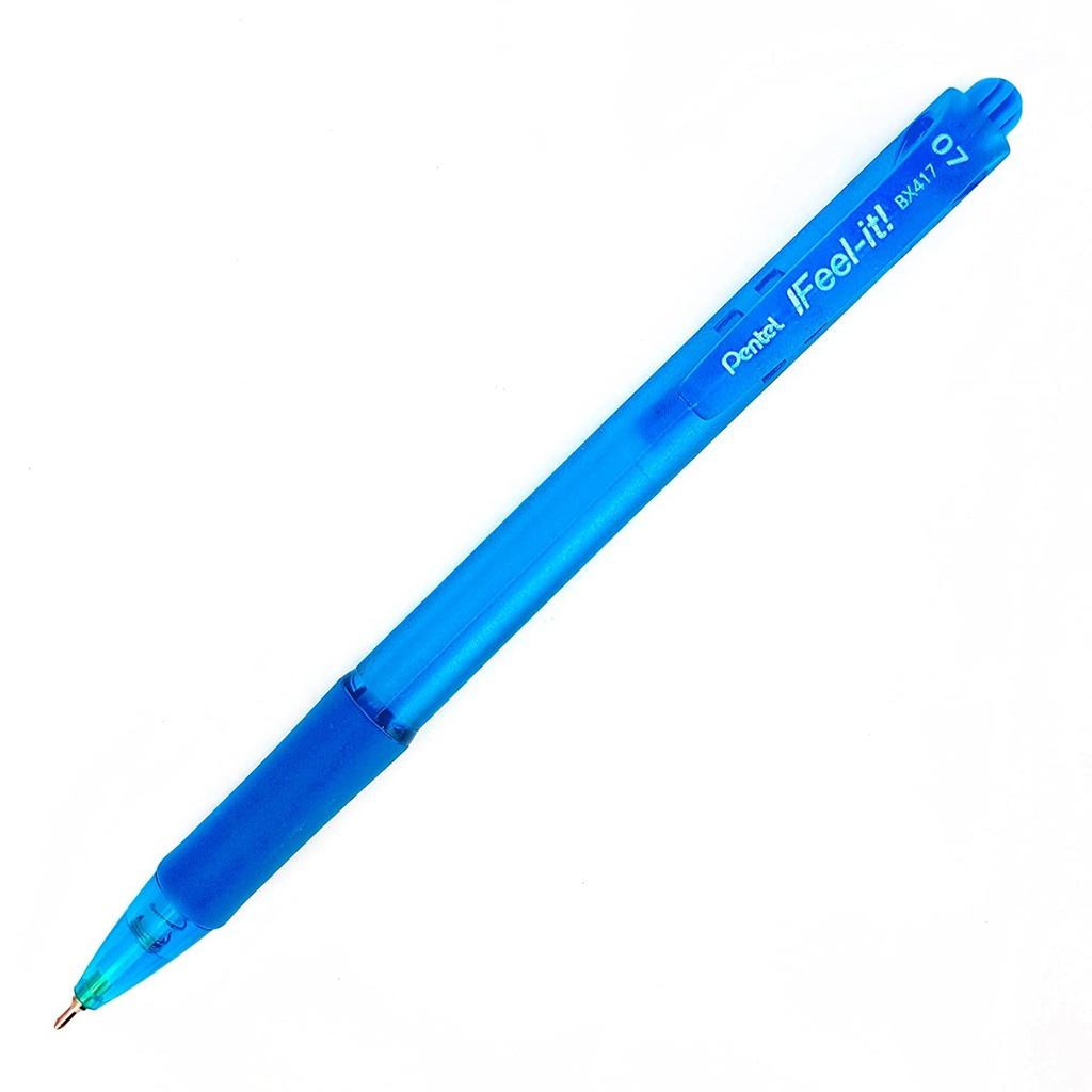 Bolígrafo ifeel-it! Bx417 0.7 azul claro Pentel